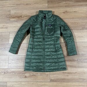 Patagonia Women's Olive Radalie Puffer Coat